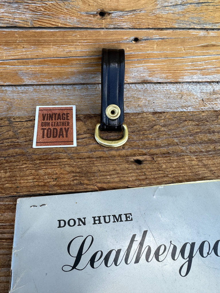 Don Hume Mid State Plain Brown Sam Browne Strap Anchors Brass D Ring Keeper