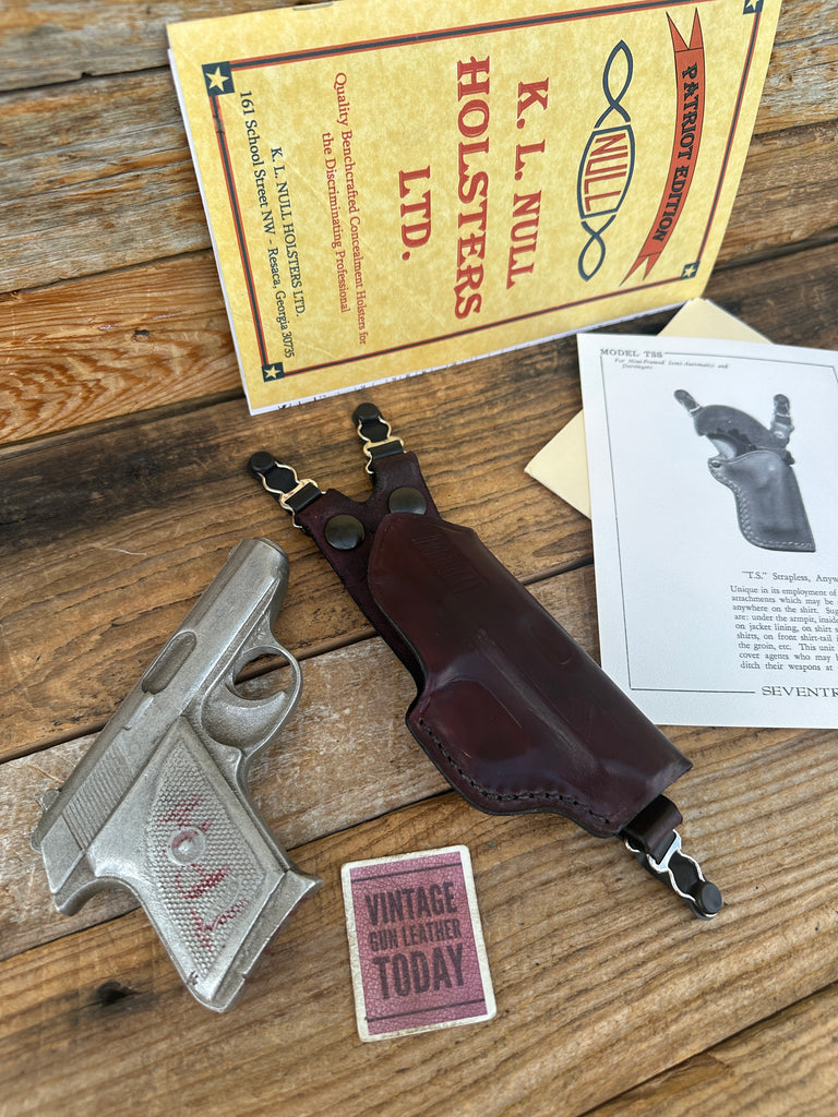 KL NULL Brown Horsehide Seventrees TSS Anywhere Holster for Walther TPH