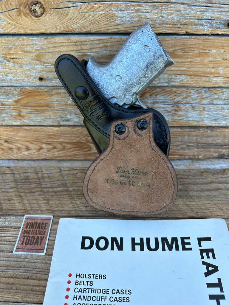 Vinatage Don Hume H720 30-45 Black Leather Paddle Holster for Sig P245 #2
