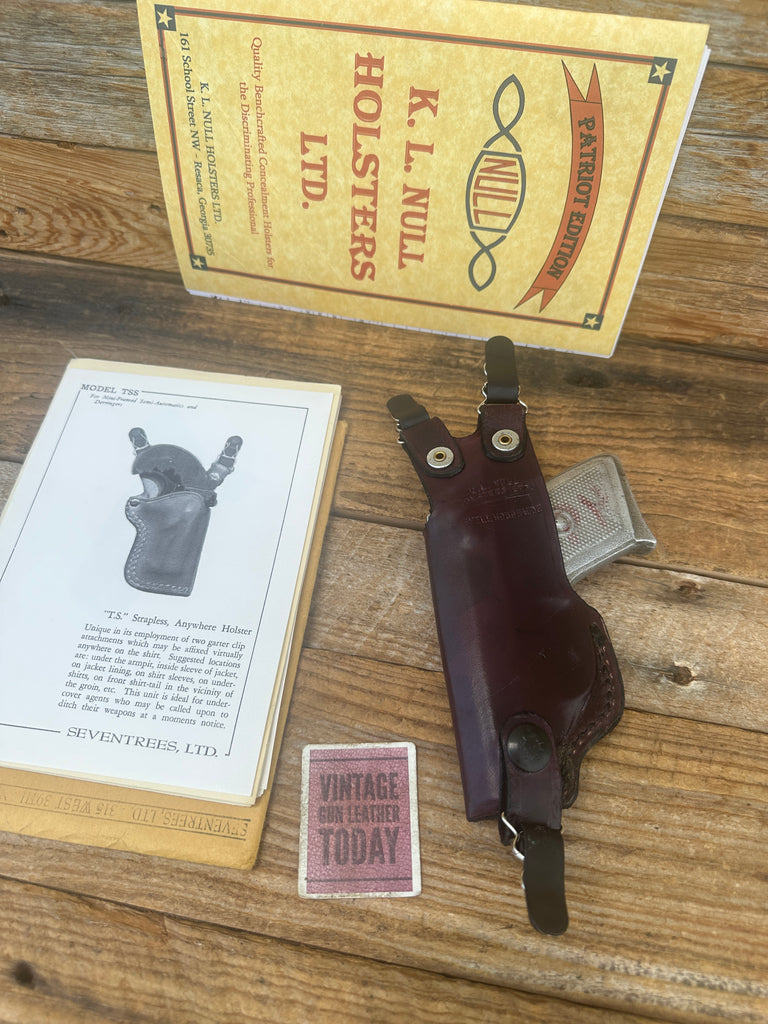 KL NULL Brown Horsehide Seventrees TSS Anywhere Holster for Walther TPH