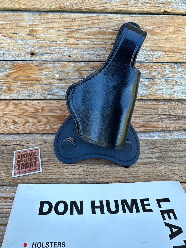 Don Hume H720 28CS Black Leather Paddle Holster For KAHR K9 K40 K9 P9 P40 CW9