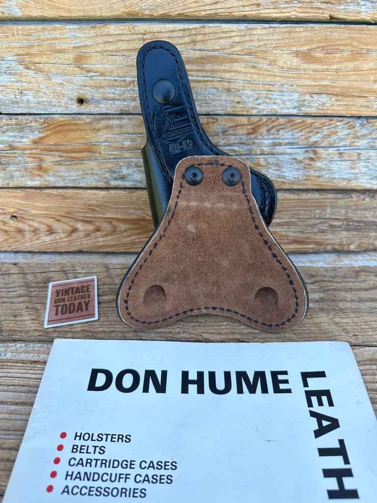 Don Hume H720 28CS Black Leather Paddle Holster For KAHR K9 K40 K9 P9 P40 CW9