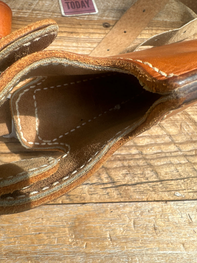 Vintage Tex Shoemaker Brown Leather Lined Shoulder HolsterFor Sig P220 P226