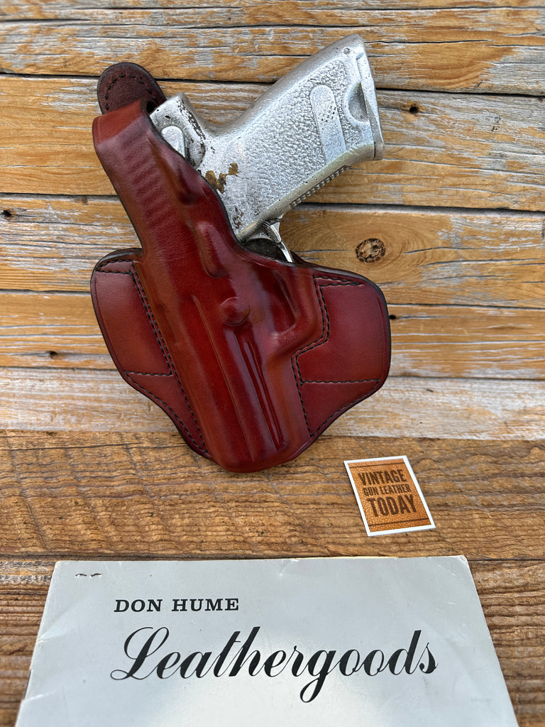 Vintage Don Hume Brown Leather H721 Double 9 Holster for H&K USP 9mm / .40