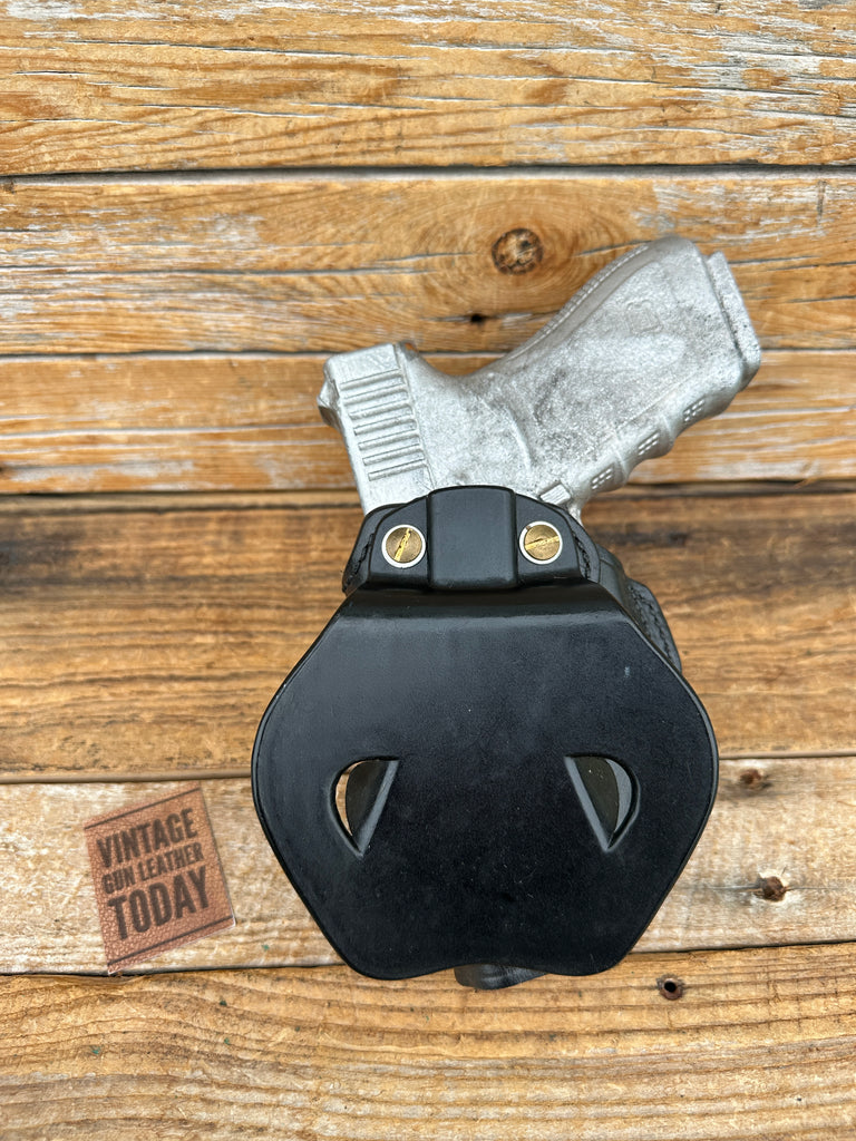 Dillion Precision Black Leather Paddle Holster For GLOCK 20 21 G20 G21