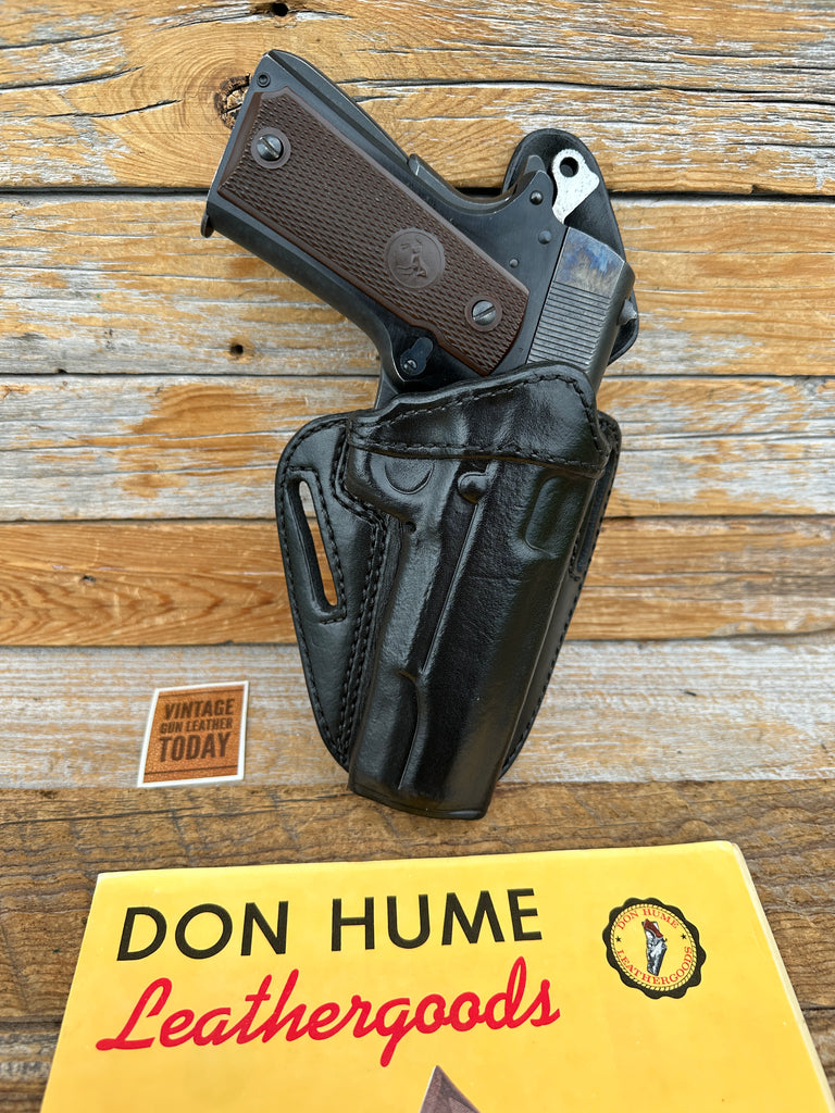 Vintage Don Hume Agent Holster With Hood For 1911 5" Kimber Springfield Right