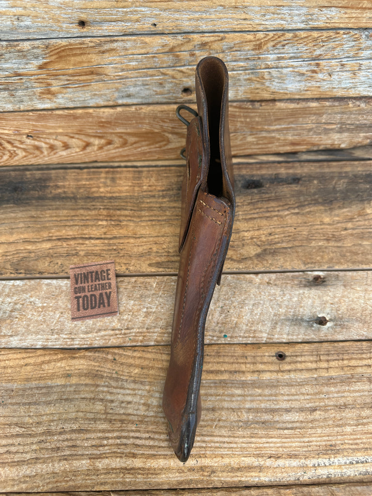US Brown Leather WW1 COLT 45 1911 Government Holster Marked HOYT 1917 J.J.M.