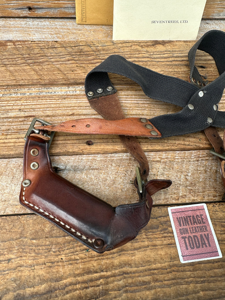 Vintage Paris Theodore Seventrees NY PPK PPK/s Leather Shoulder Holster Rig