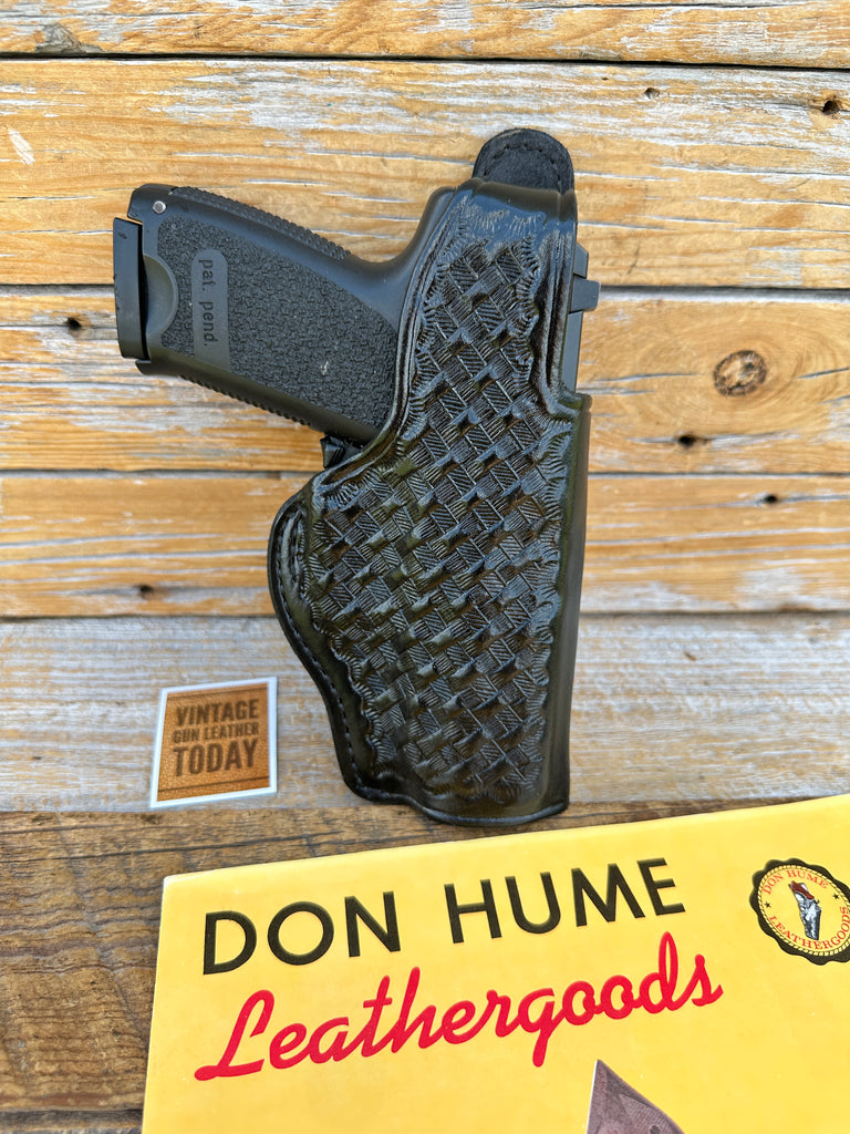Don Hume Black H727 OWB  Holster For Heckler H&K USP Compact  P2000 Basket Gloss