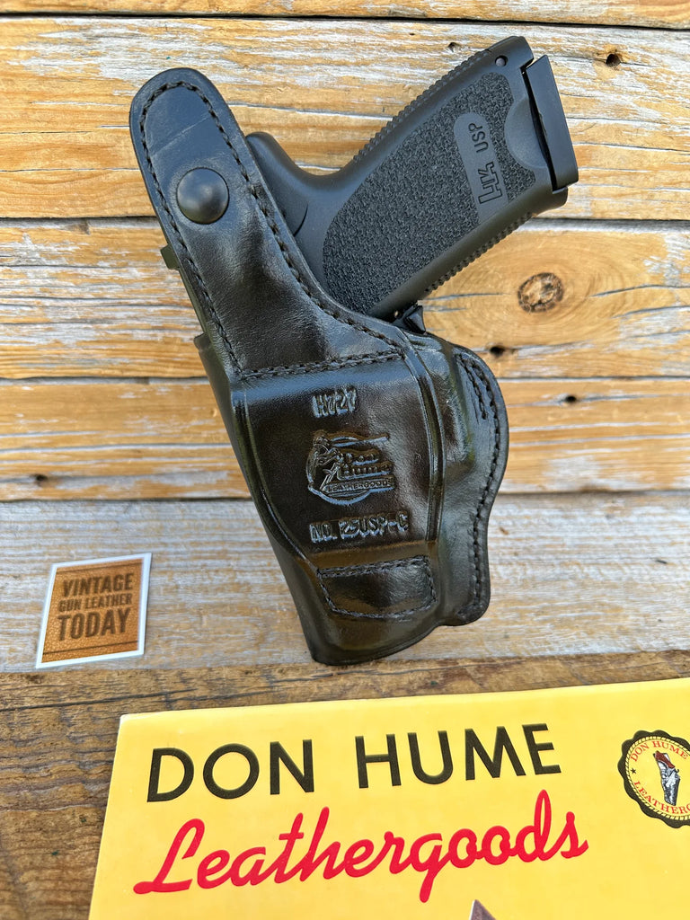 Don Hume Black H727 OWB  Holster For Heckler H&K USP Compact  P2000 Basket Gloss
