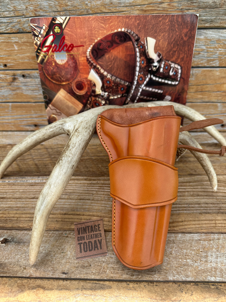Galco Model 1880s Brown Leather Western Holster Right For Ruger Vaquero 4 5/8"