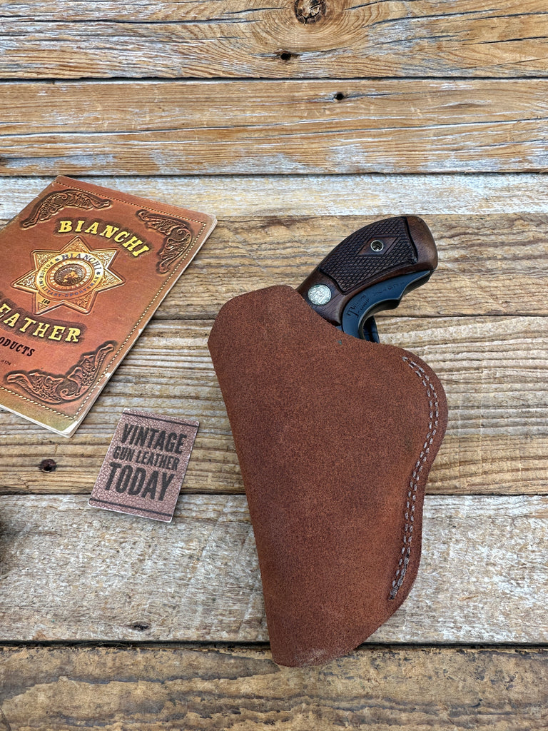 Bianchi Brown Leather IWB Holster For S&W Small J 36 60 frame revolver 2" Right