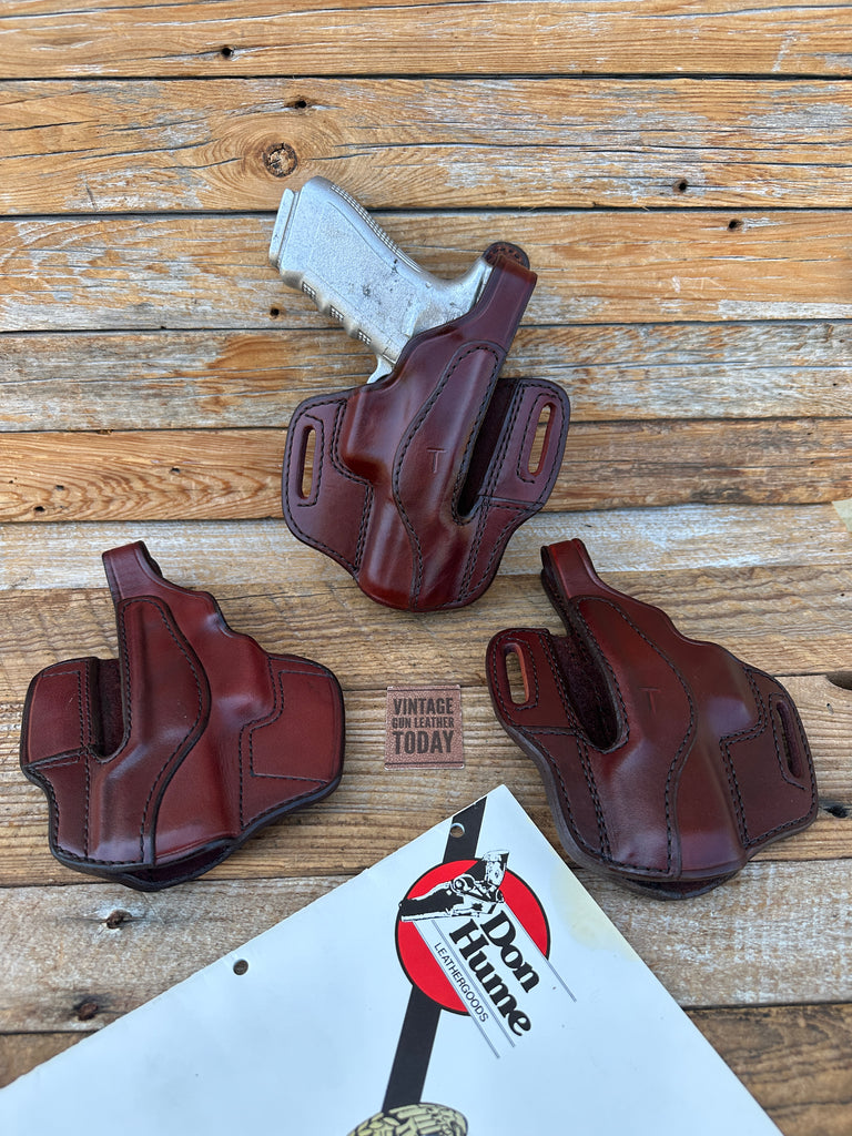 Don Hume Brown Leather H726 36 4 1/2 Optics Ready Holster For GLOCK G17 G22 G31