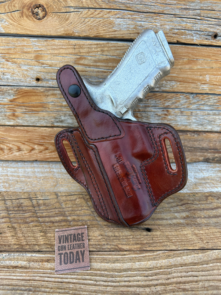 Don Hume Brown Leather H726 36 4 1/2 Optics Ready Holster For GLOCK G17 G22 G31