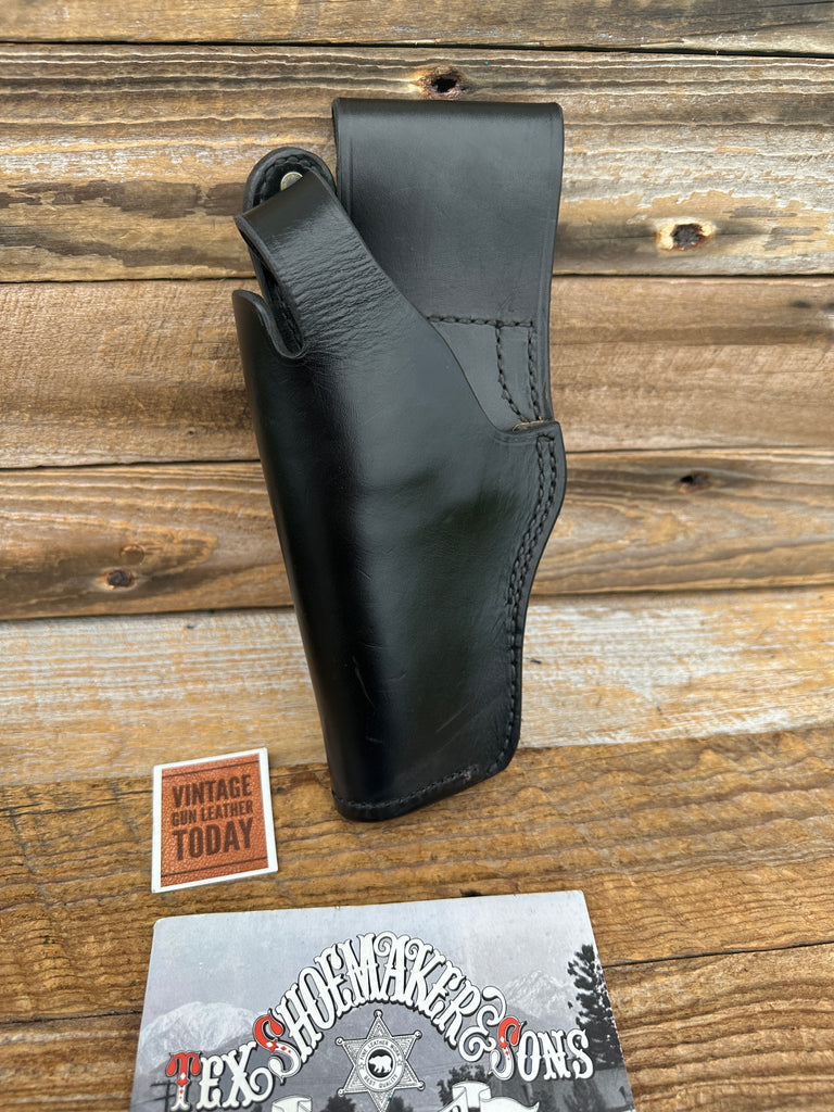 Tex Shoemaker Black Leather Border Patrol Revolver Holsters For S&W K L