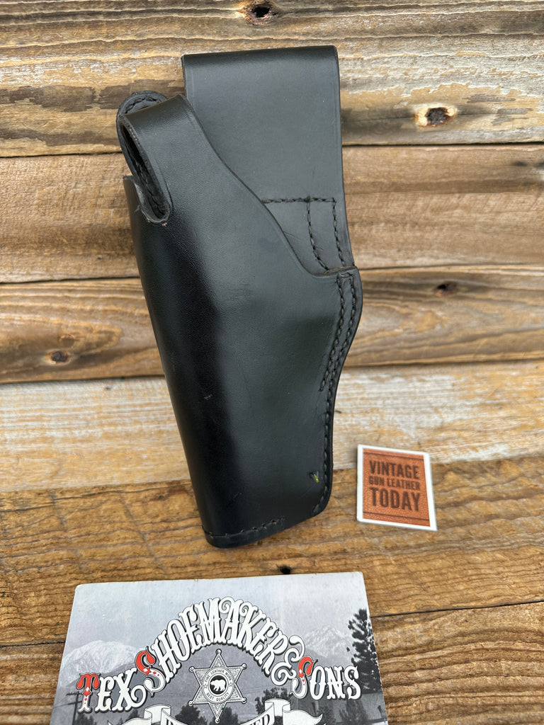 Tex Shoemaker Black Leather Border Patrol Revolver Holsters For S&W K L