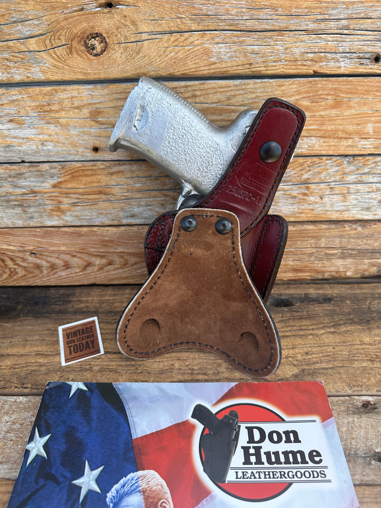 Don Hume 711 Agent Paddle Brown Leather OWB Holster for Heckler Koch HK USP 45C
