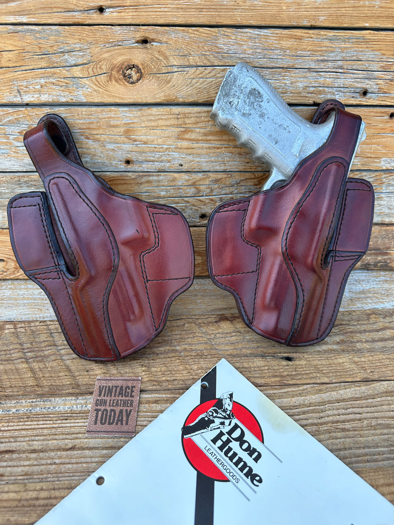 Vintage Don Hume Brown Leather H726 36-5 Optics Ready Holster For GLOCK G34 G35