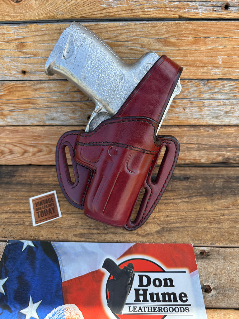Don Hume 711 Agent Brown Leather OWB Holster for Heckler Koch USP 45C Compact