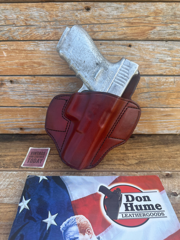Don Hume H721 36-1 OT 41 Brown / Black Leather Holster For GLOCK 20 21 G20 G21