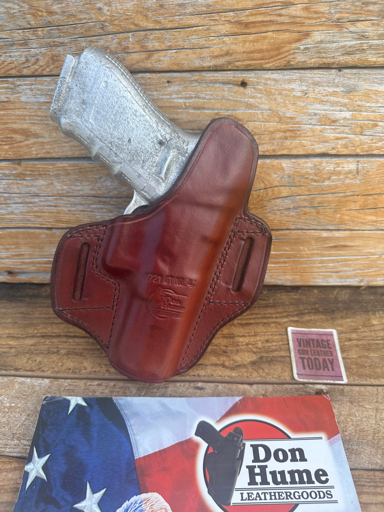 Don Hume H721 36-1 OT 41 Brown / Black Leather Holster For GLOCK 20 21 G20 G21
