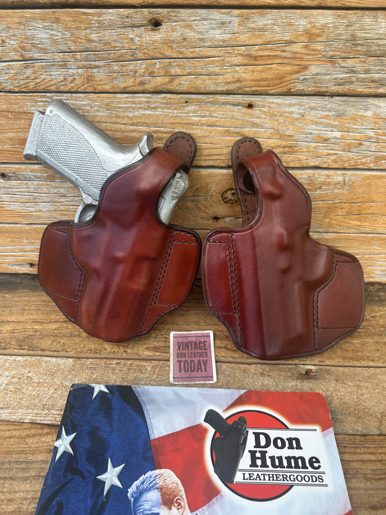 Don Hume H721 Brown / Black  Leather OWB Holster for S&W Smith  4513 T 4553 TSW