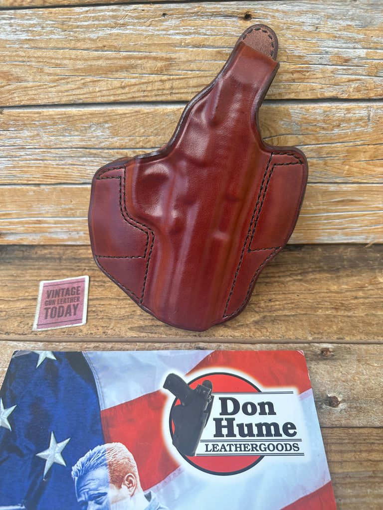 Vintage Don Hume Black Leather H721 OWB Holster For TAURUS PT945 LEFT