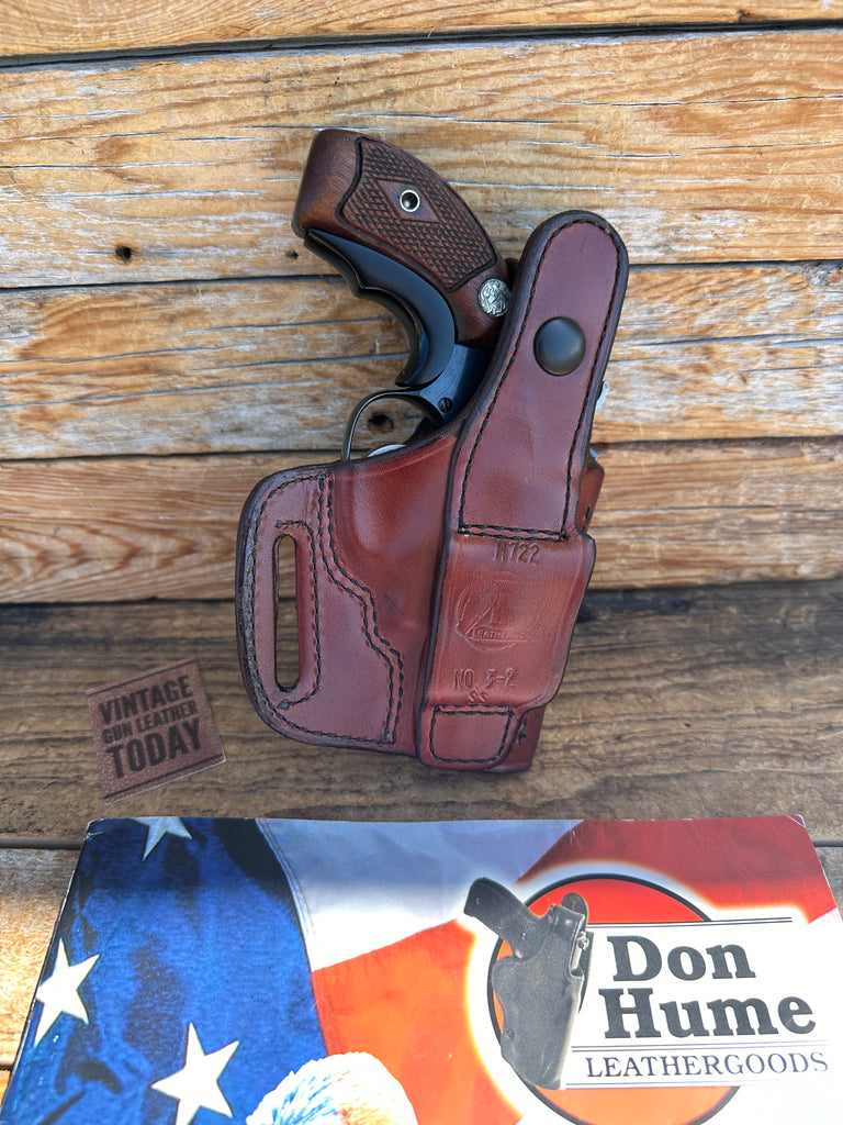 Don Hume H722 26-9S Natural Brown Leather OWB Holster For S&W Charter