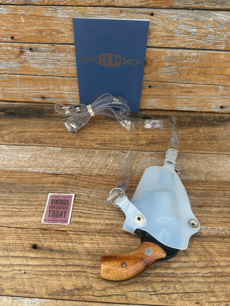 K.L NULL SKR White Polymer Shoulder Holster for S&W Bodyguard 38 49 649 638