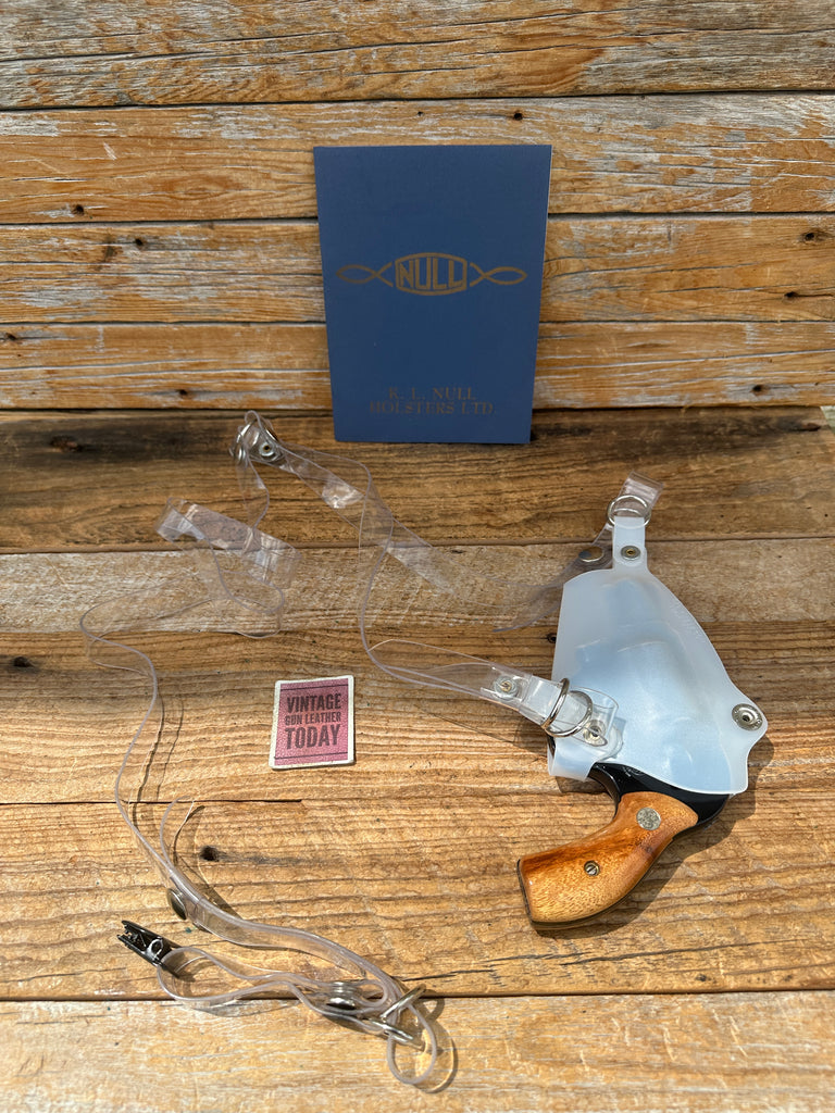 K.L NULL SKR White Polymer Shoulder Holster for S&W Bodyguard 38 49 649 638