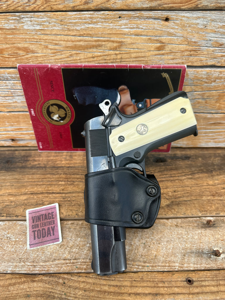 GALCO Black Leather OWB YAQ 213 YAQUI Slide Holster For Colt 45 1911 LEFT
