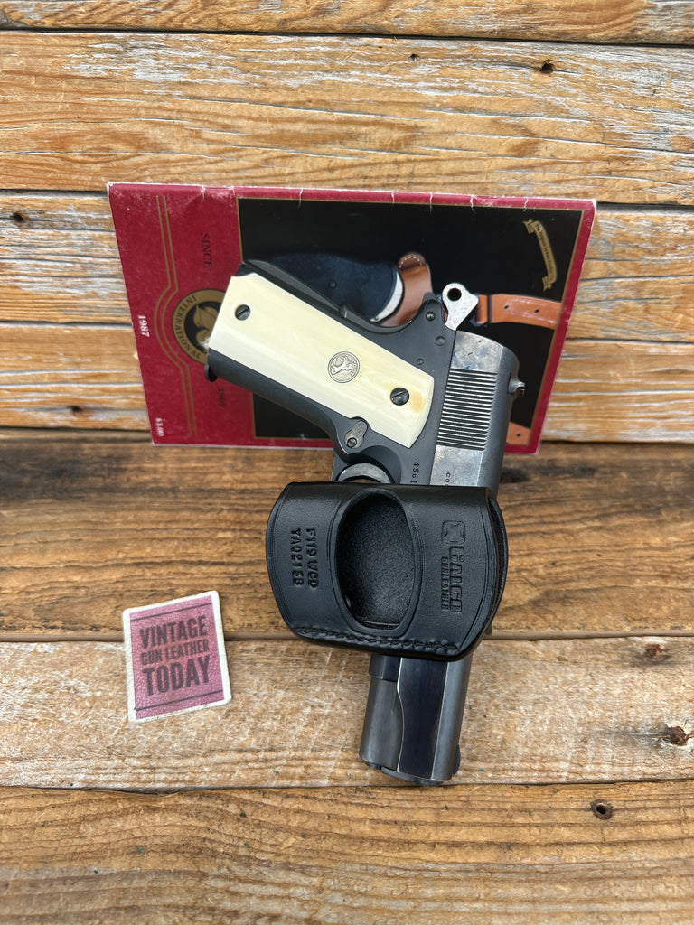 GALCO Black Leather OWB YAQ 213 YAQUI Slide Holster For Colt 45 1911 LEFT
