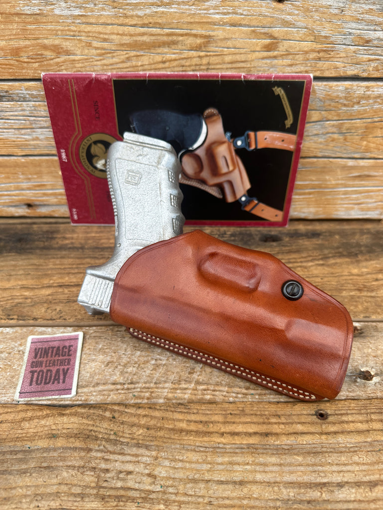 Discontinued GALCO Brown Leather SOB OWB Holster For GLOCK 17 22 31 G17 G22 G31