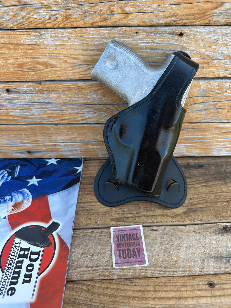 Don Hume H720 40FS-1 Black Leather Paddle Holster For Smith Wesson S&W SIGMA 9mm