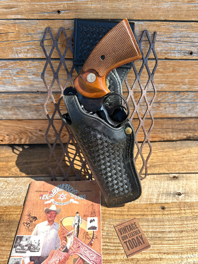 Tex Shoemaker 47A  Duty Basket Leather Python Swivel Holster Walking Dead