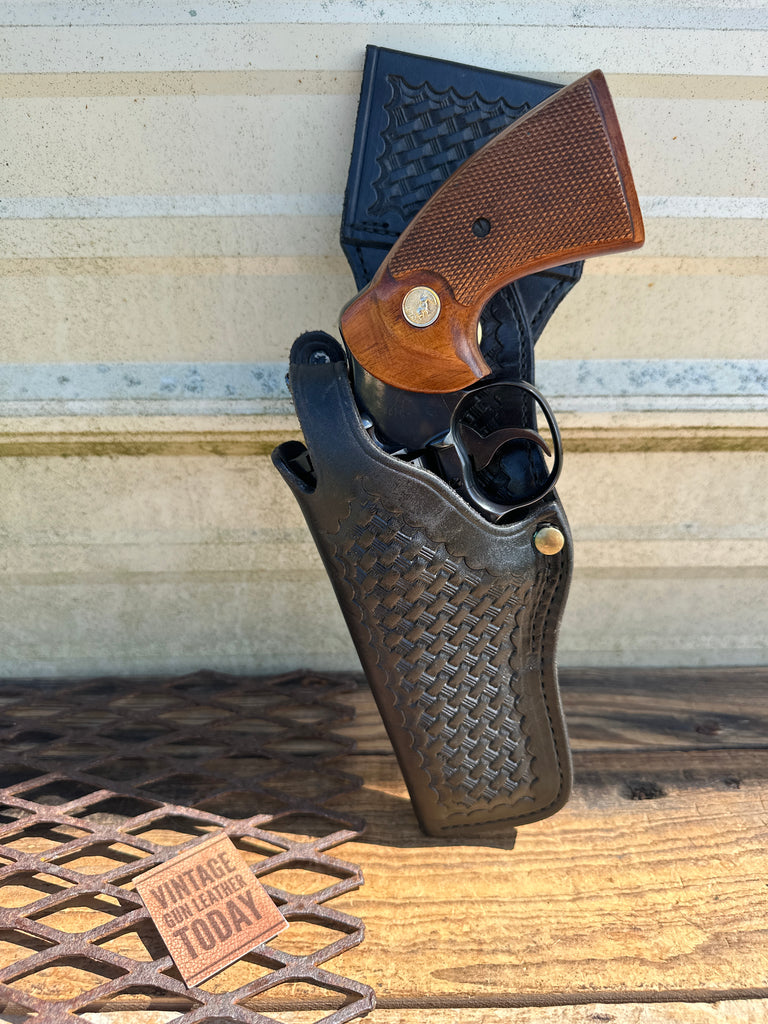 Tex Shoemaker 47A  Duty Basket Leather Python Swivel Holster Walking Dead
