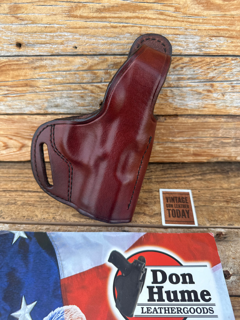 Vintage Don Hume H722 SS Brown Leather OWB Holster for Colt Defender Series 90