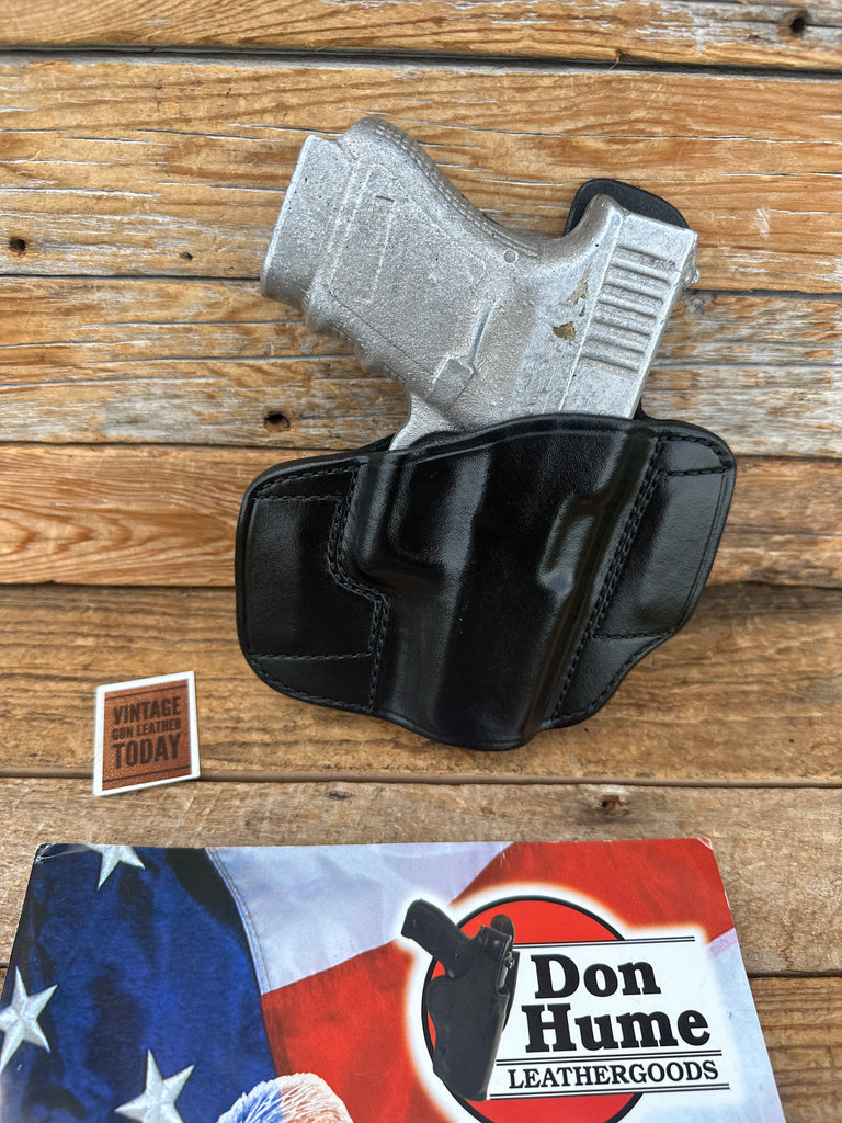 Don Hume H721 364-45 OT Black Leather OWB Holster For GLOCK G36 36