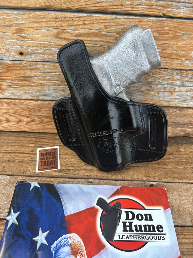 Don Hume H721 364-45 OT Black Leather OWB Holster For GLOCK G36 36