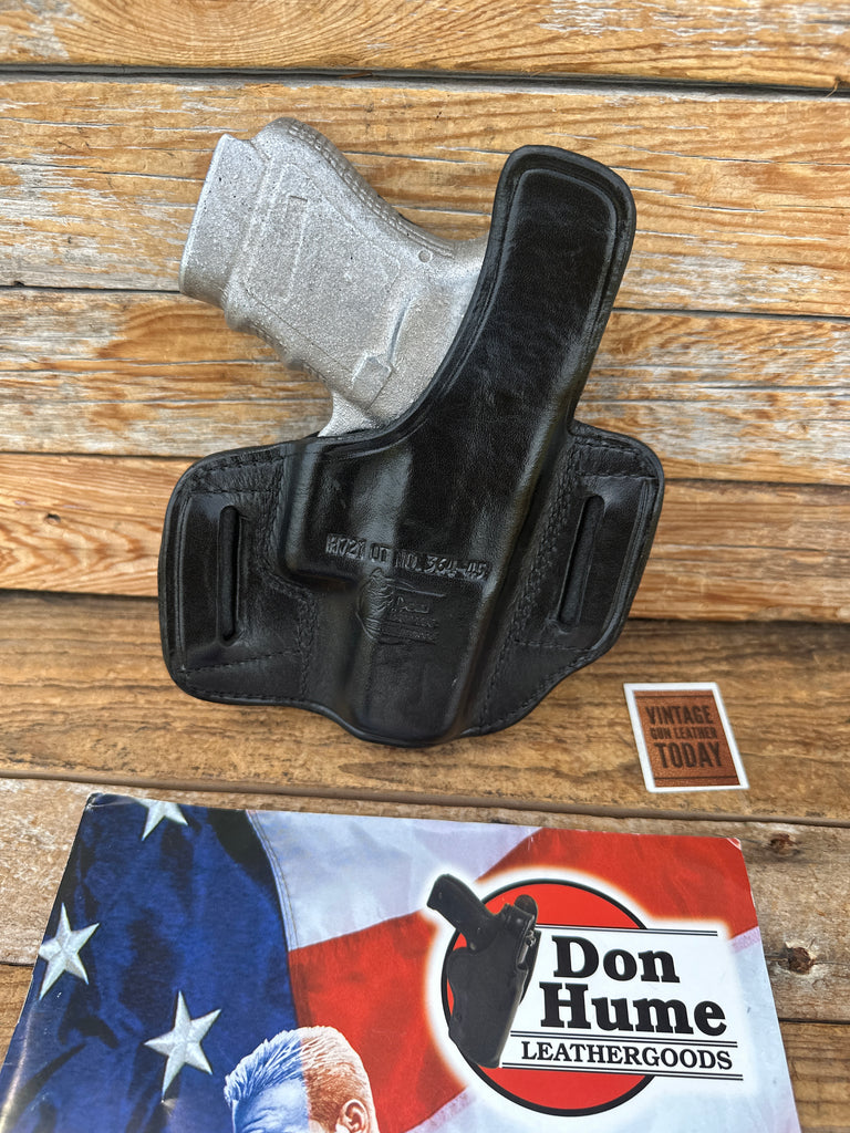 Don Hume H721 364-45 OT Black Leather OWB Holster For GLOCK G36 36