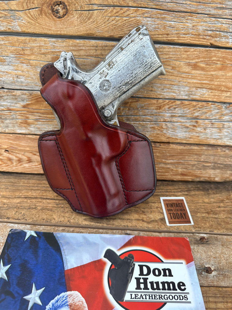 Don Hume H721 10 3 1/2 Black Brown Leather Holster CS For Colt 45 1911 Officers