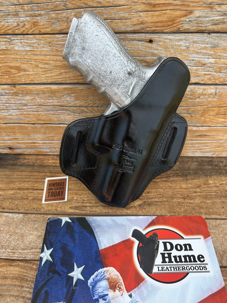 Don Hume H721 36-1 OT 41 Brown / Black Leather Holster For GLOCK 20 21 G20 G21