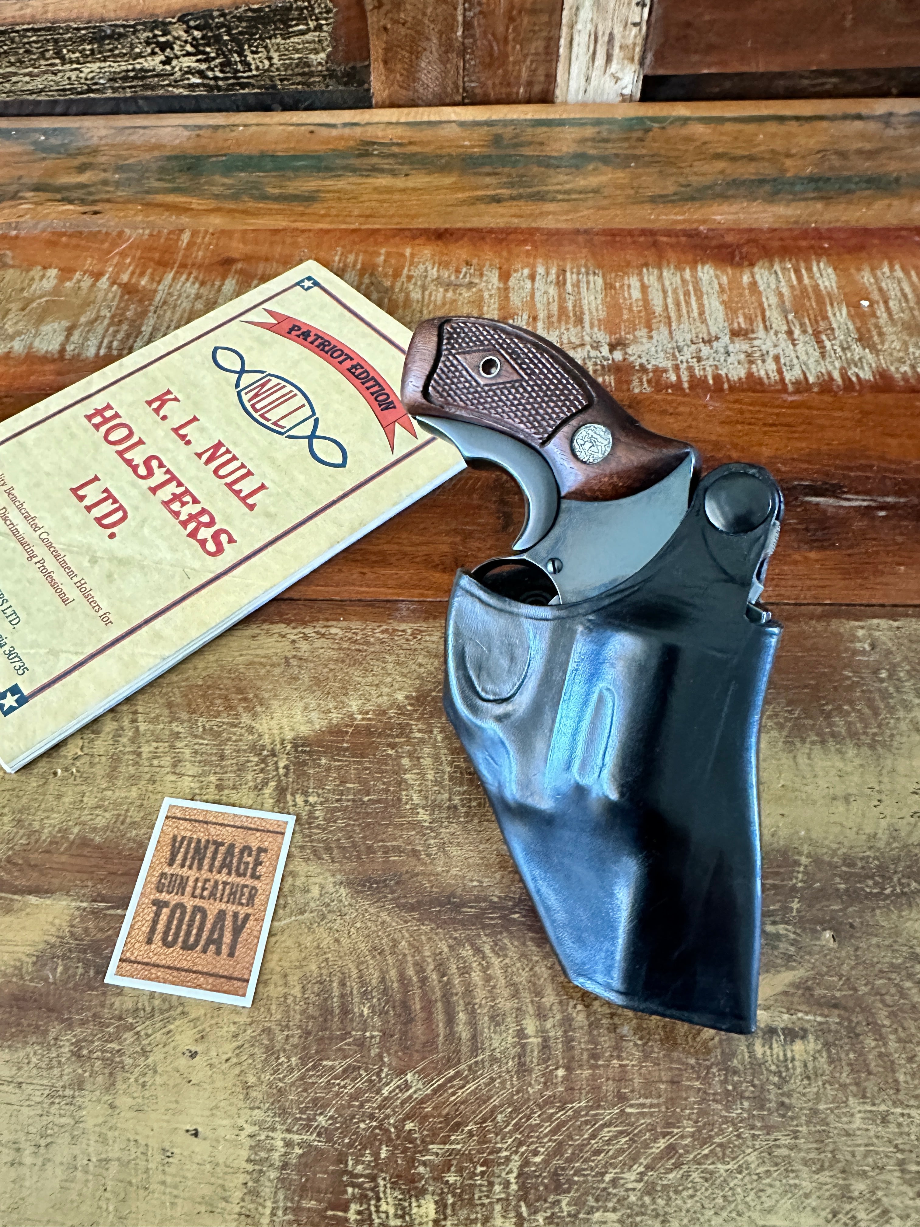 Ken Null Black Horsehide Leather OWB Holster For S&W J Frame 36 60 ...