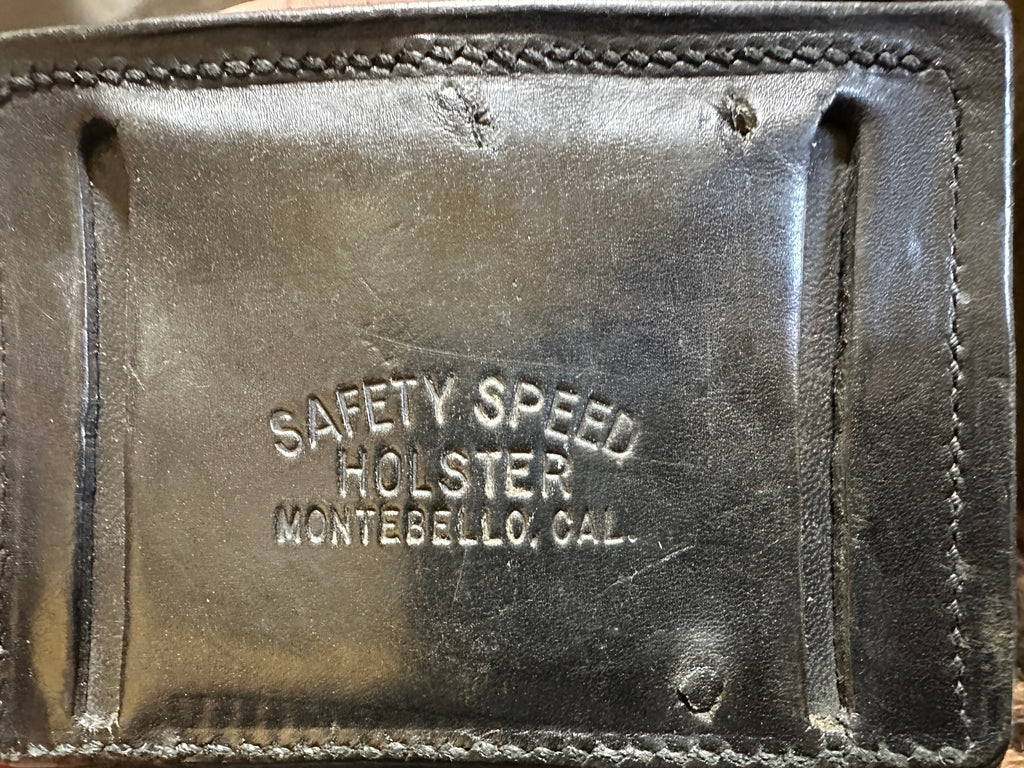 Vintage Safety Speed Black Basket P55 12 Cartridge Holder Dump Box .38 .357