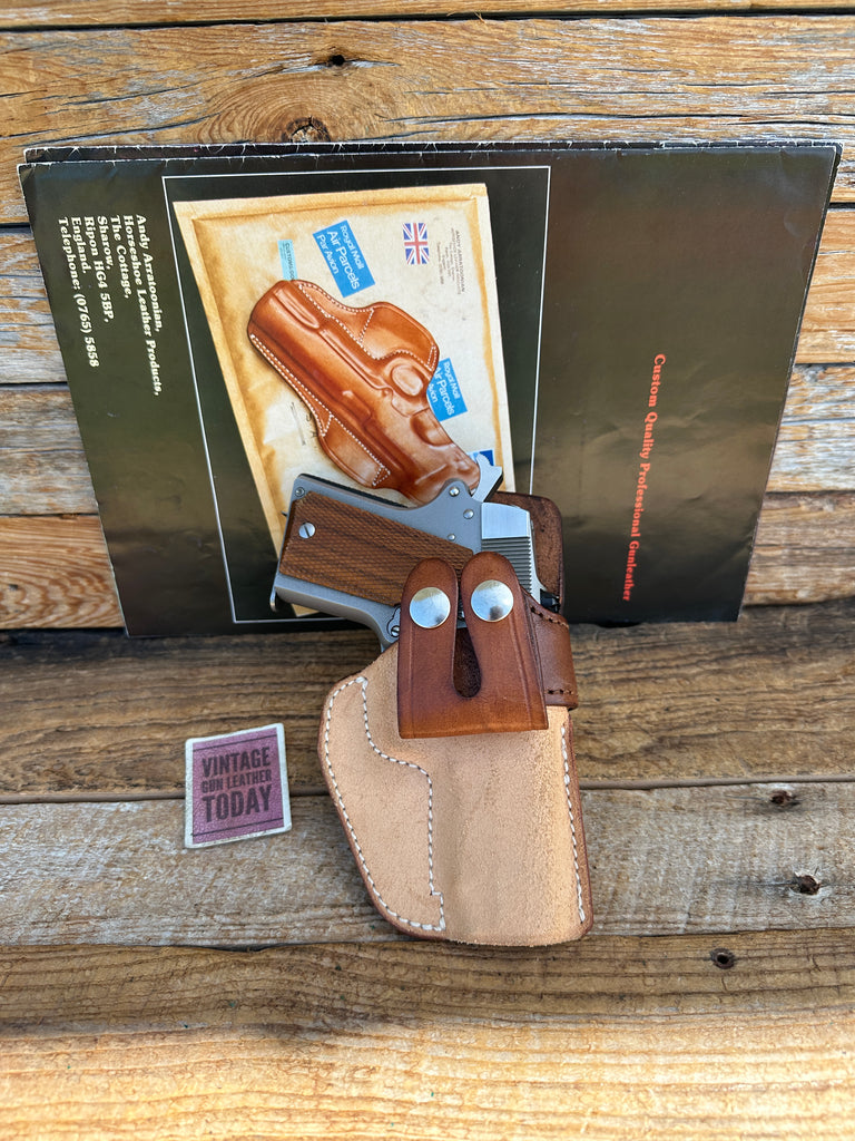 Andy Arratoonian Horseshoe Leather IWB Holster For Detonics Combat Master
