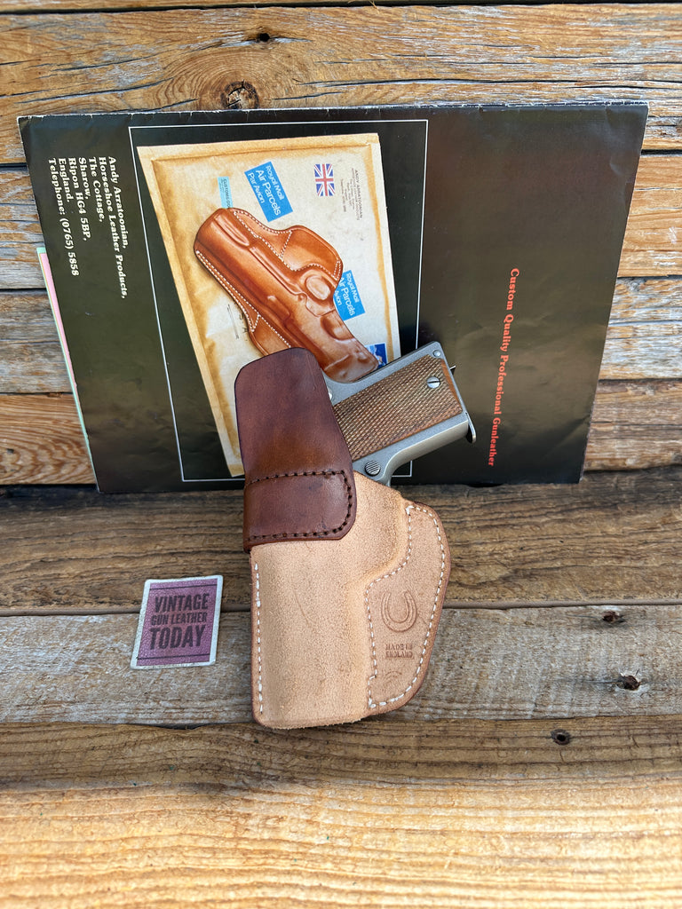 Andy Arratoonian Horseshoe Leather IWB Holster For Detonics Combat Master