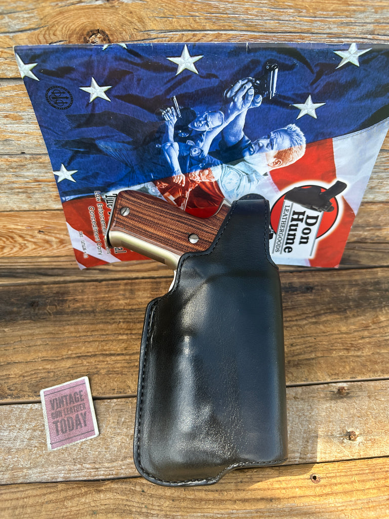 Don Hume H720 30-1R Black Leather Paddle Holster For Sig P229R R w/ M6 Tac Light