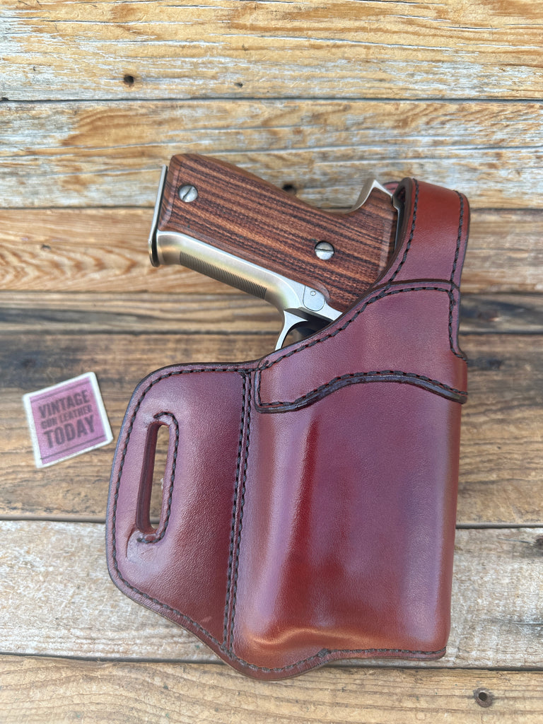 Don Hume Tac Light Holster Brown Leather For Sig P226R P220R M3 Streamlight