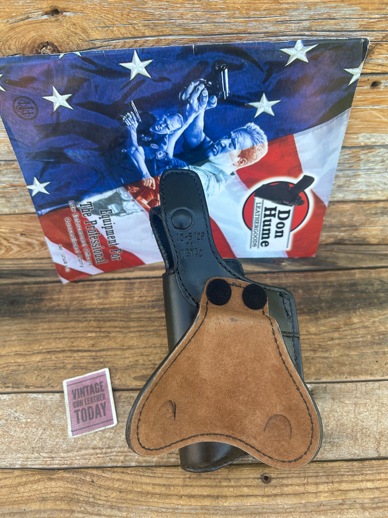 H720 10-5 OP Don Hume Black Leather Paddle Holster For Springfield Operator M3