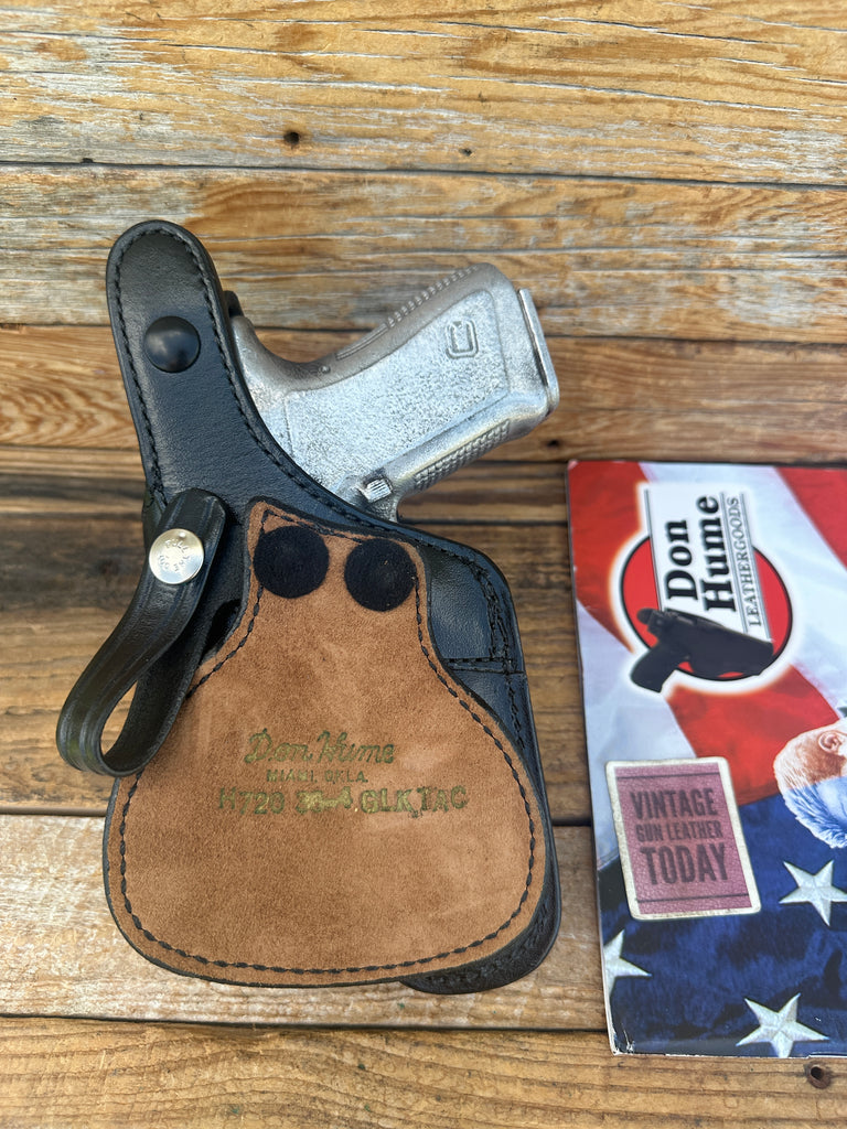 Don Hume 720 36 4 Paddle Holster Black For GLOCK 19 23 32 w/ GLOCK Tac Light